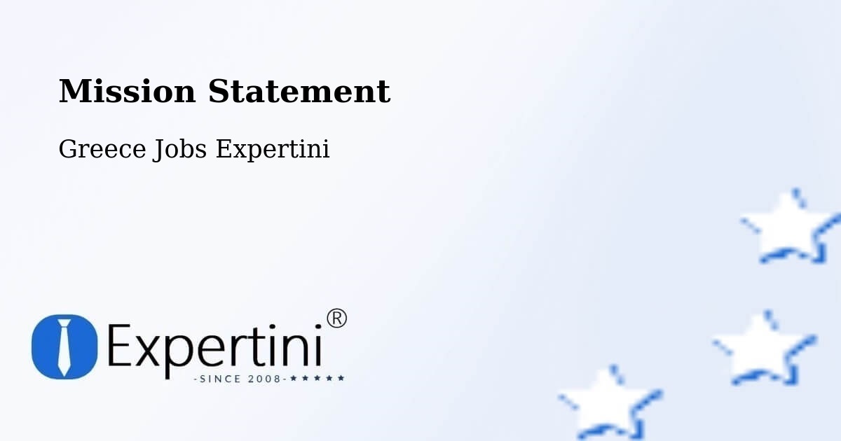 Corporate Mission – Geráki - Greece Jobs Expertini