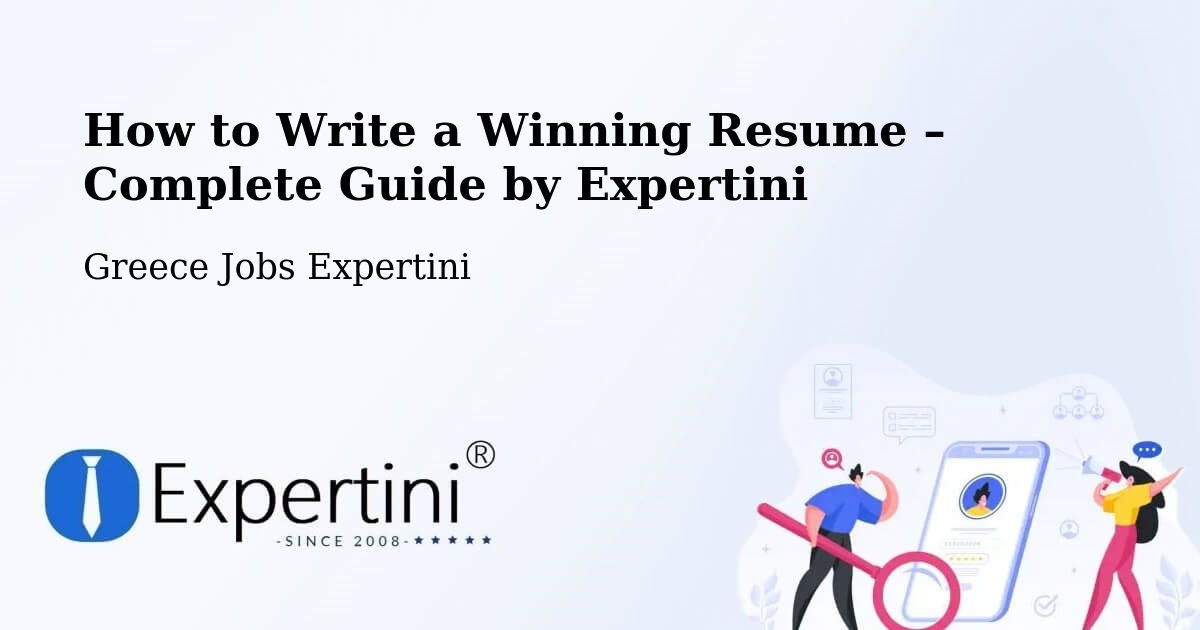 Resume Writing Guide for Job Seekers – Geráki - Geráki, Greece Jobs Expertini
